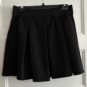 Xhiliration Black Skirt